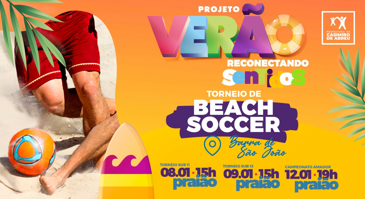 A Gazeta  Campeonato Estadual de Beach Soccer começa neste fim de