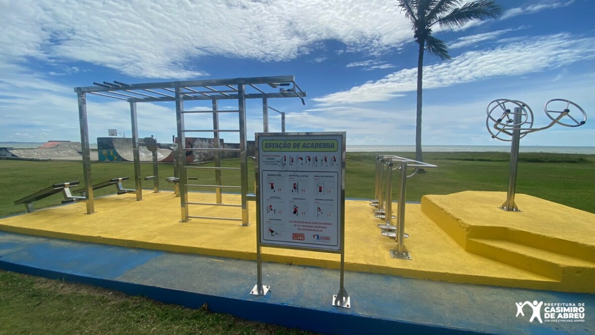 Prefeitura instala novos aparelhos de academia ao ar livre no
